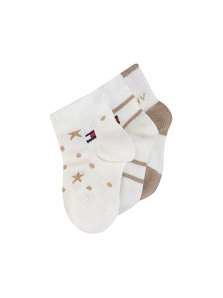 TOMMY HILFIGER | Baby Socken 3er Pkg. classic khaki | camel