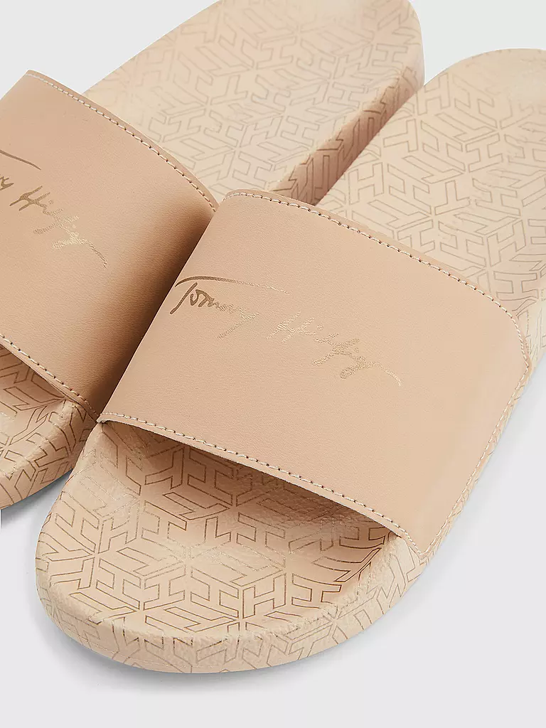 TOMMY HILFIGER | Badeschuhe - Slides | beige