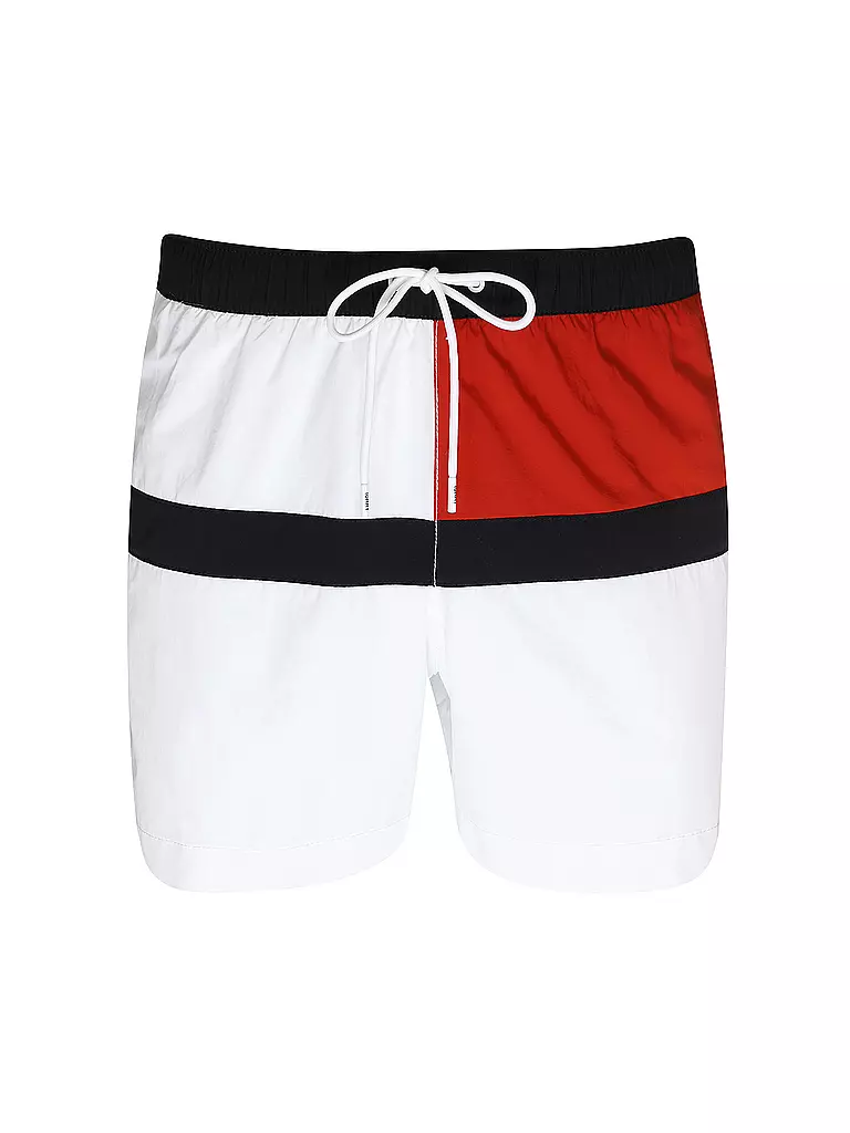 TOMMY HILFIGER | Badeshorts | weiss