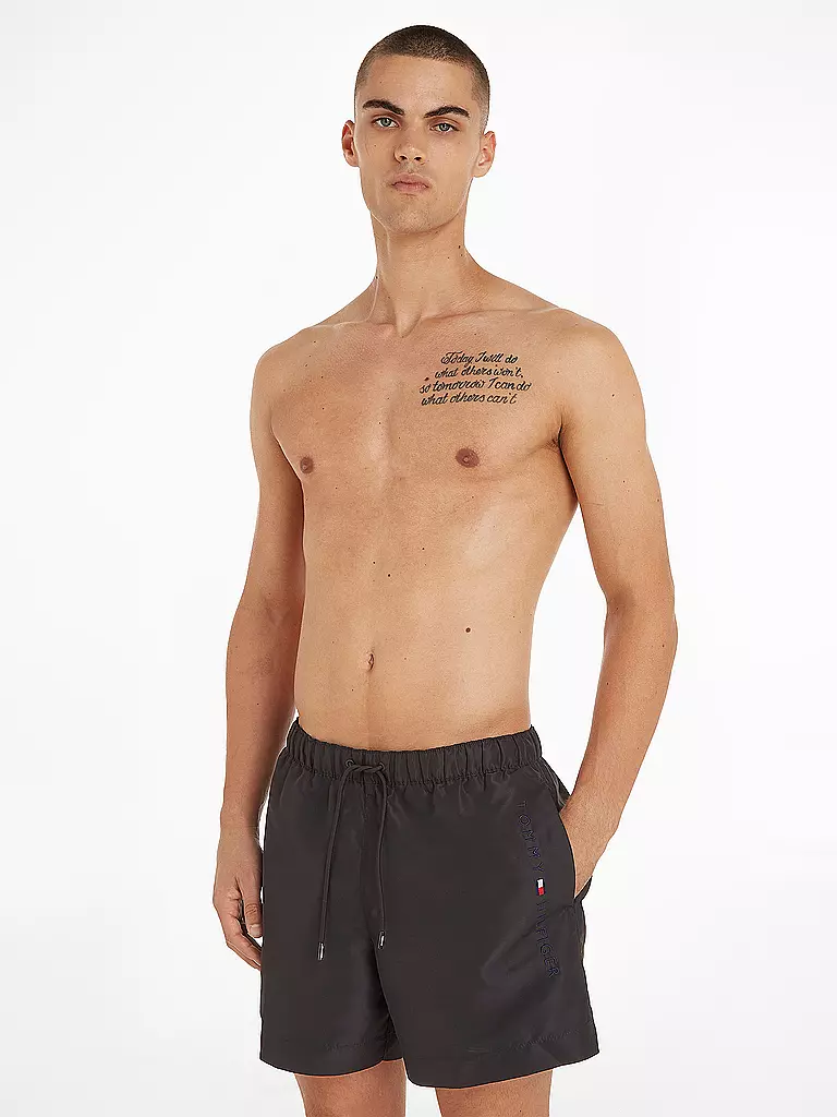 TOMMY HILFIGER | Badeshorts | schwarz