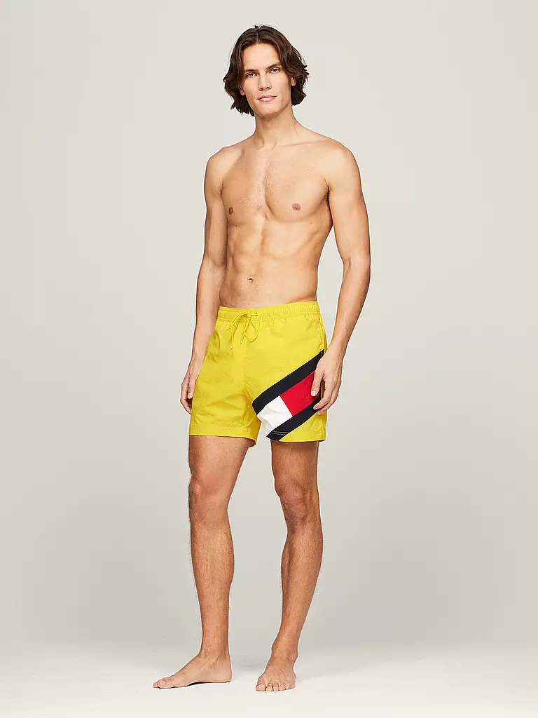 TOMMY HILFIGER | Badeshorts | gelb