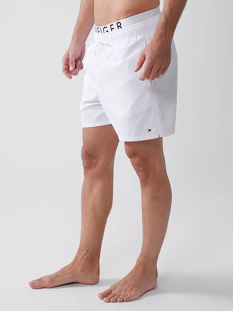 TOMMY HILFIGER | Badeshorts | weiss