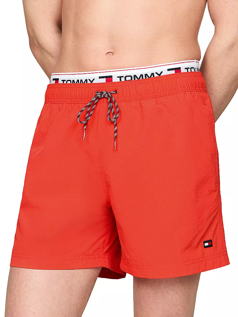 TOMMY HILFIGER | Badeshorts | rot