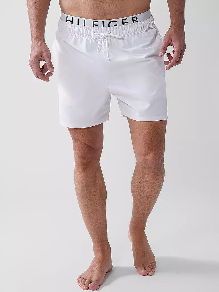 TOMMY HILFIGER | Badeshorts | weiss