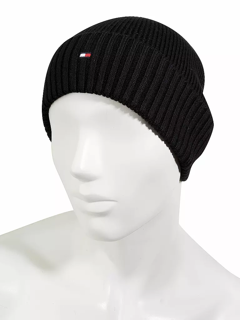 TOMMY HILFIGER | Beanie - Mütze | schwarz