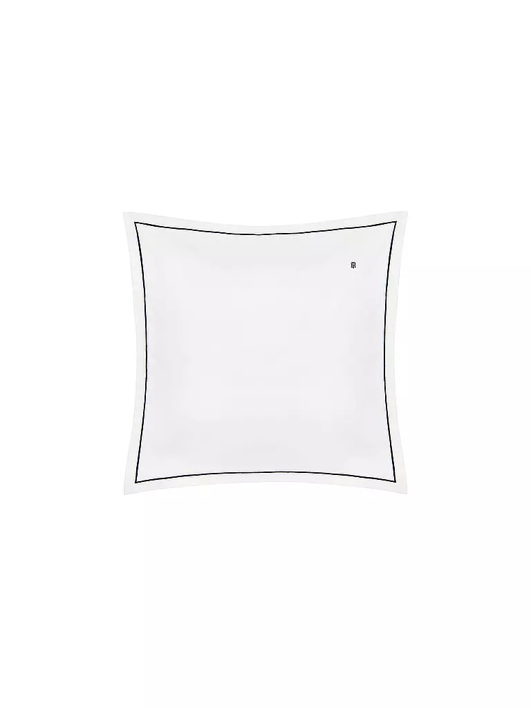 TOMMY HILFIGER | Bettwäsche Satin uni 70x90cm/140x200cm "Arthur" | weiß