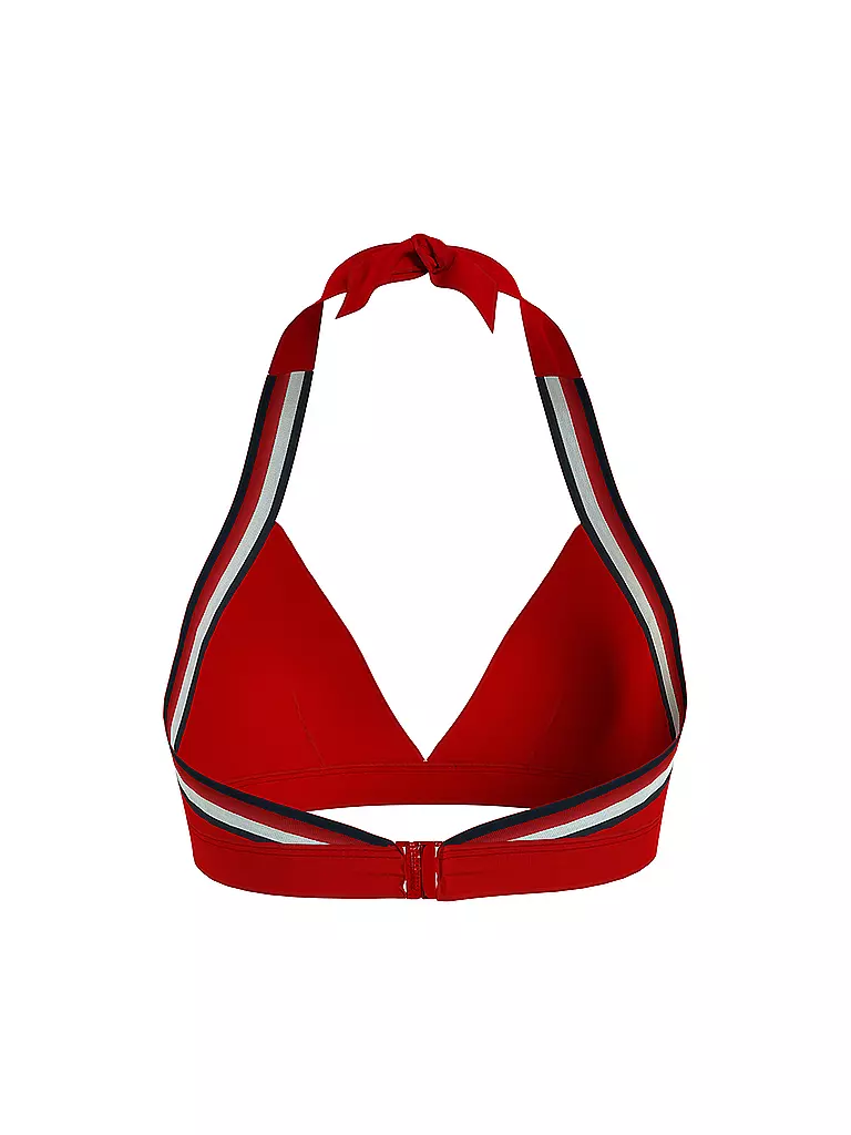 TOMMY HILFIGER | Bikini Oberteil - Triangle  | rot