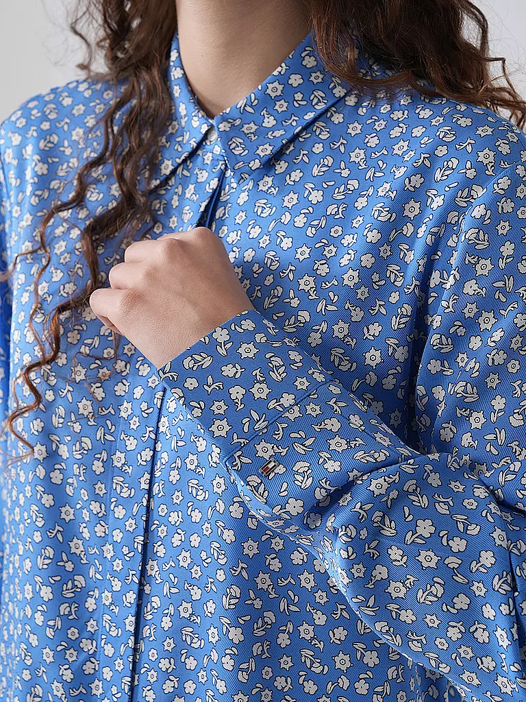 TOMMY HILFIGER | Bluse  | blau