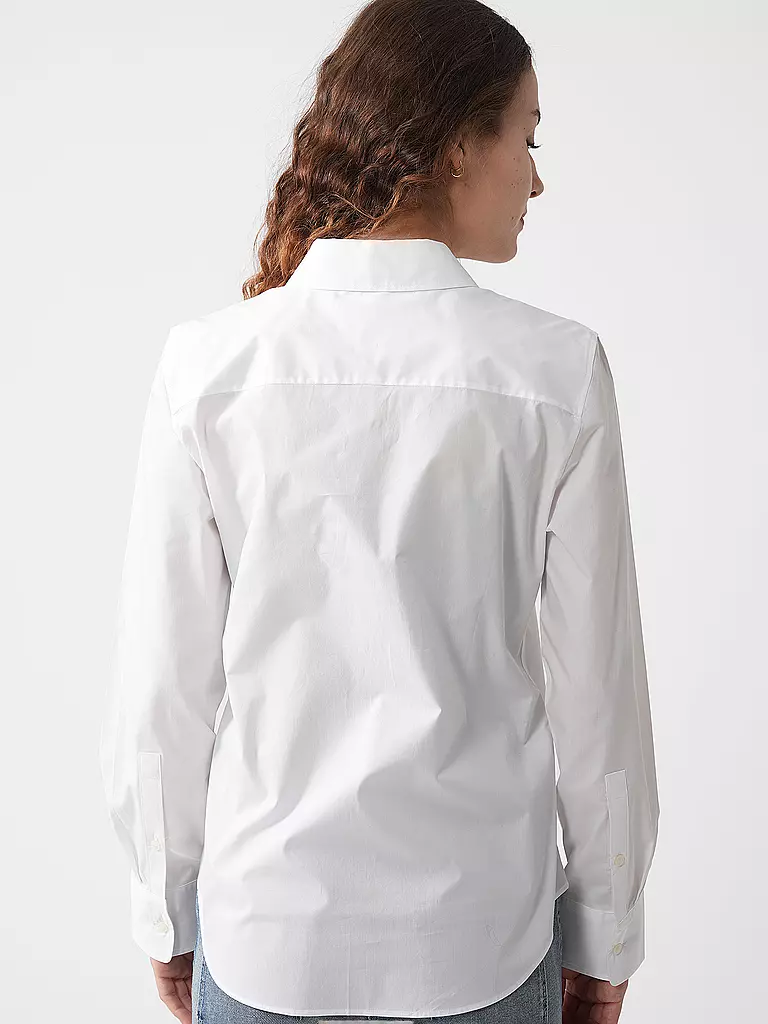 TOMMY HILFIGER | Bluse Regular Fit | weiss