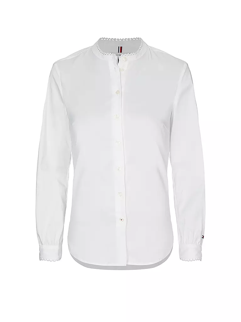 TOMMY HILFIGER | Bluse Slim Fit " Sally " | weiß