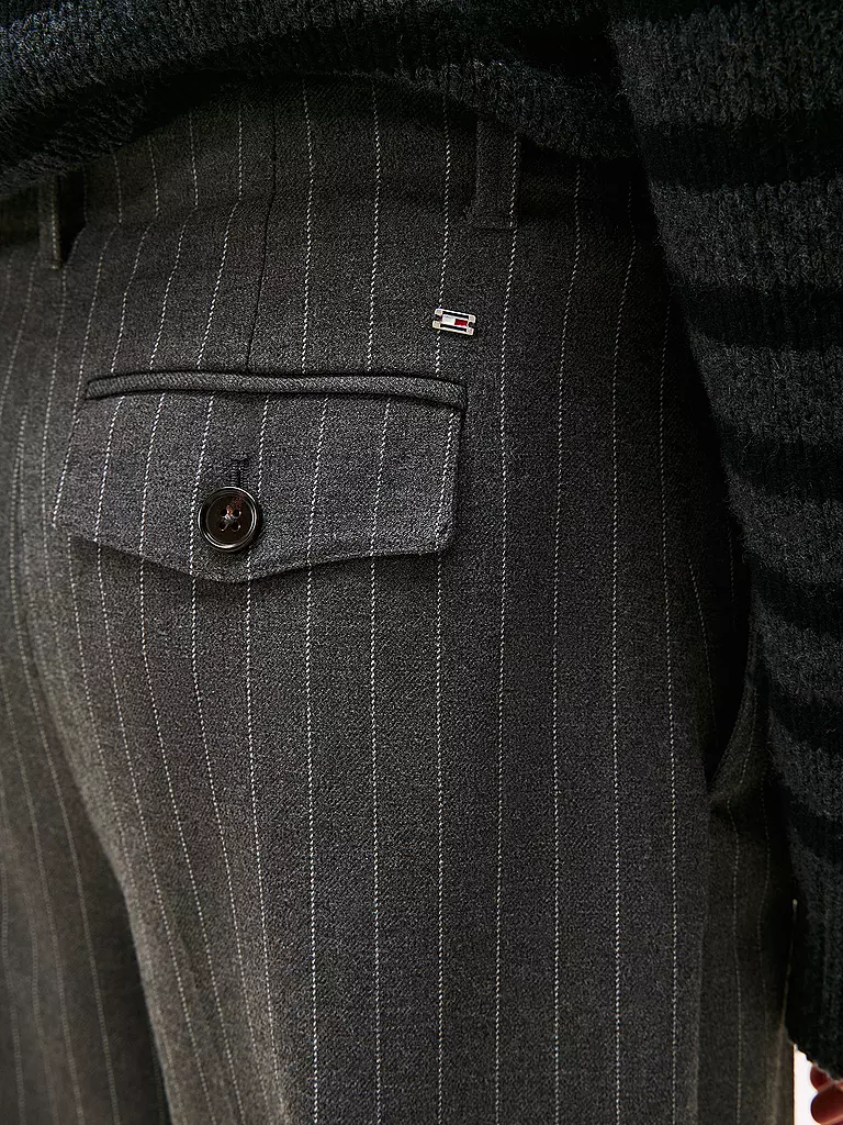 TOMMY HILFIGER | Businesshose  | grau