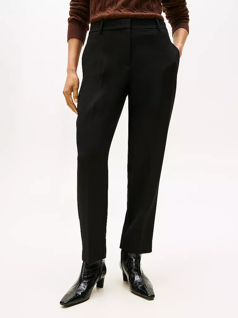 TOMMY HILFIGER | Businesshose 7/8  | schwarz