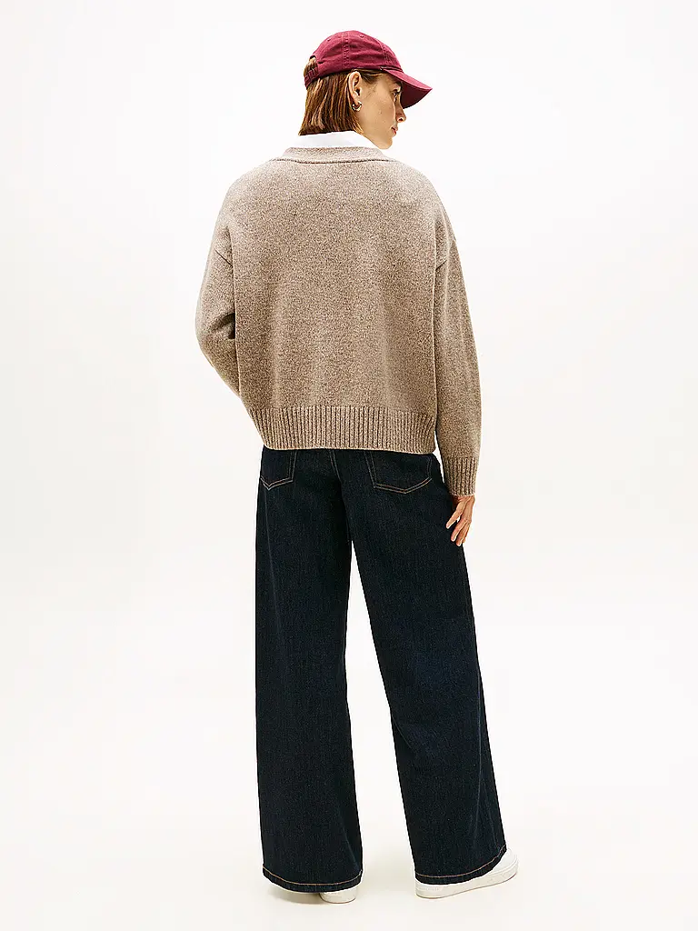 TOMMY HILFIGER | Cardigan | hellbraun