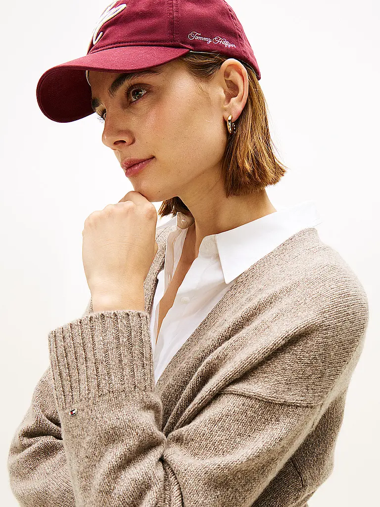 TOMMY HILFIGER | Cardigan | hellbraun