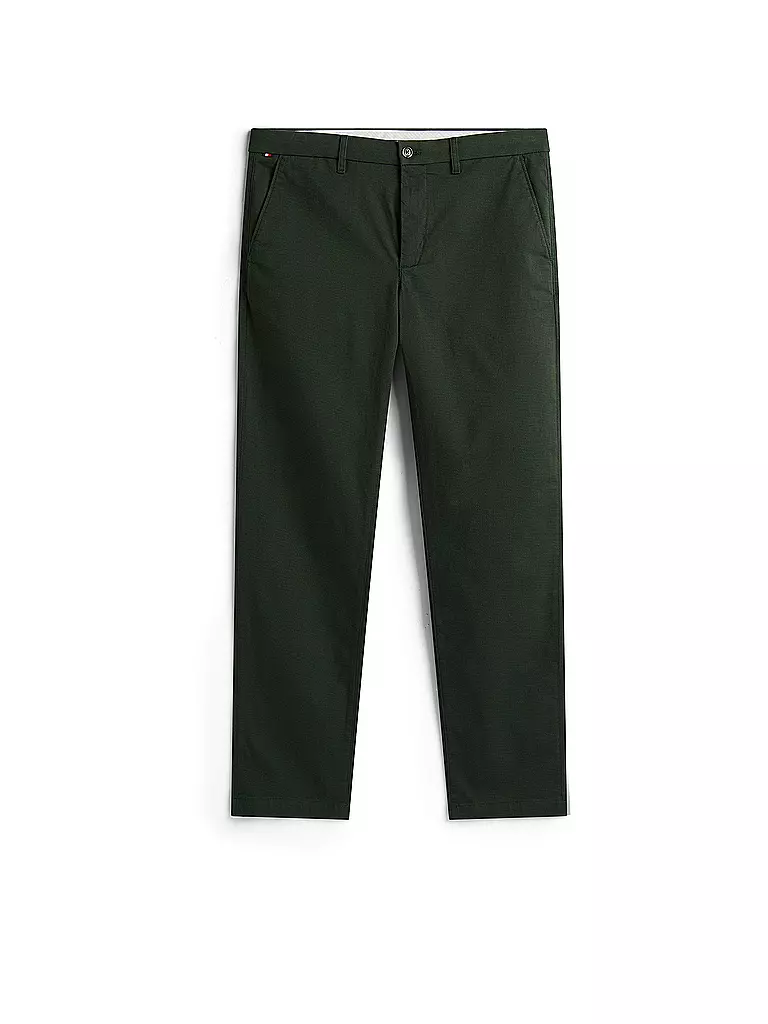 TOMMY HILFIGER | Chino  | dunkelgrün