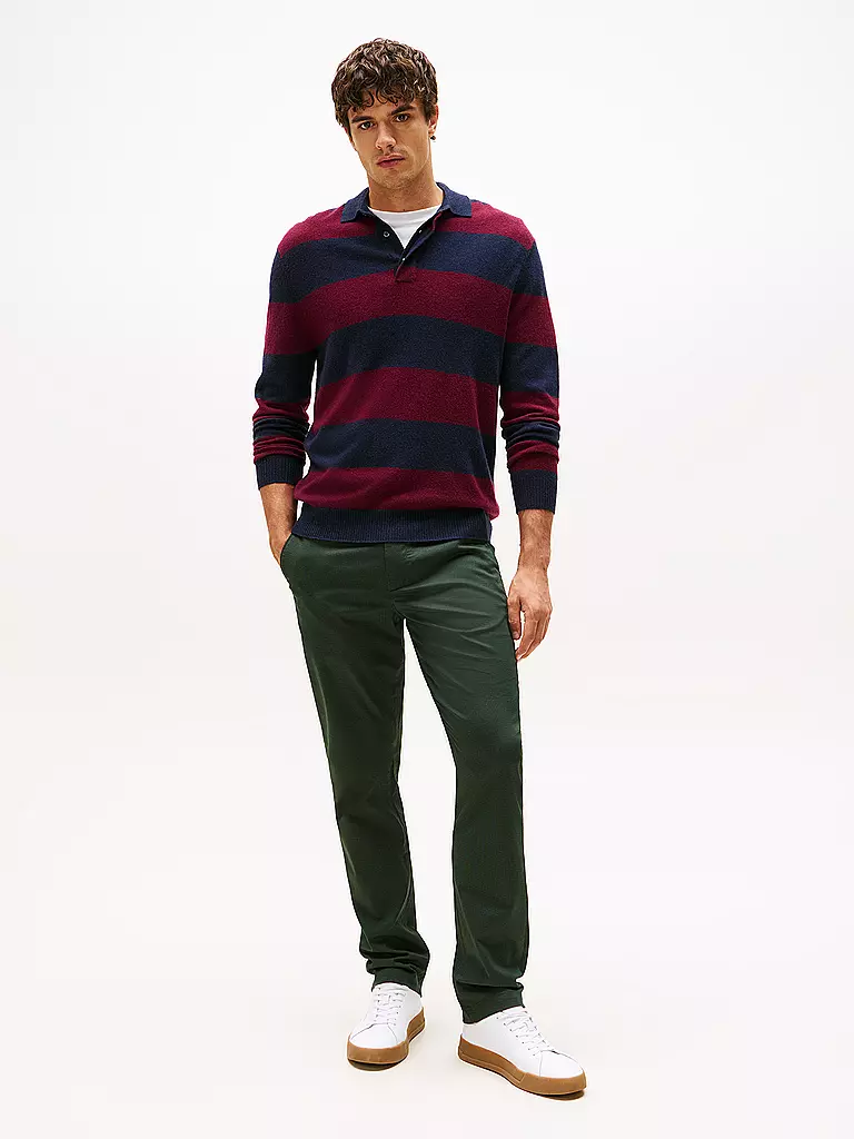 TOMMY HILFIGER | Chino  | dunkelgrün
