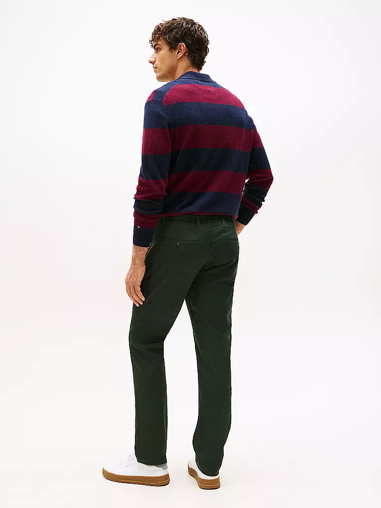 TOMMY HILFIGER | Chino  | dunkelgrün