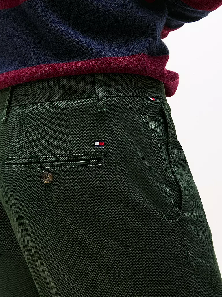 TOMMY HILFIGER | Chino  | dunkelgrün