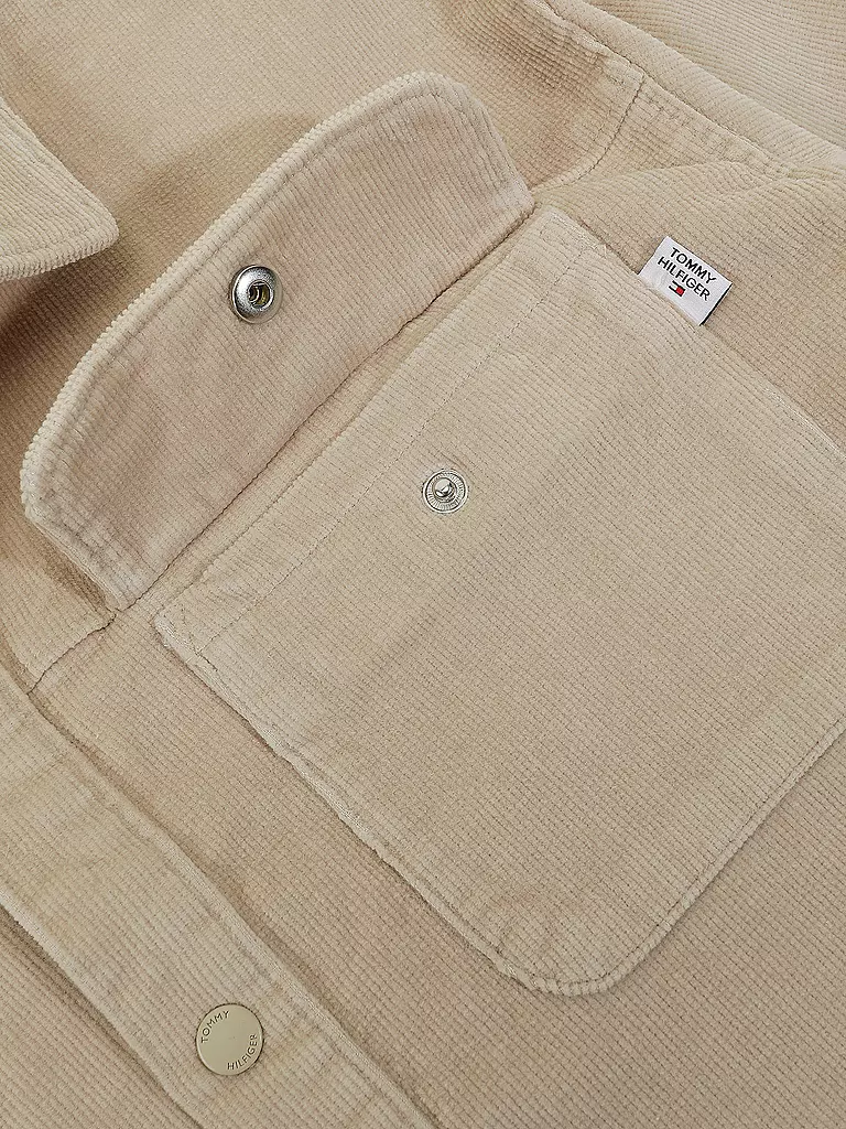 TOMMY HILFIGER | Cordhemd  | beige