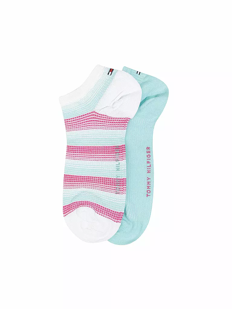 TOMMY HILFIGER | Damen Sneakersocken 2er Pkg Gradient Mint Combo | grün