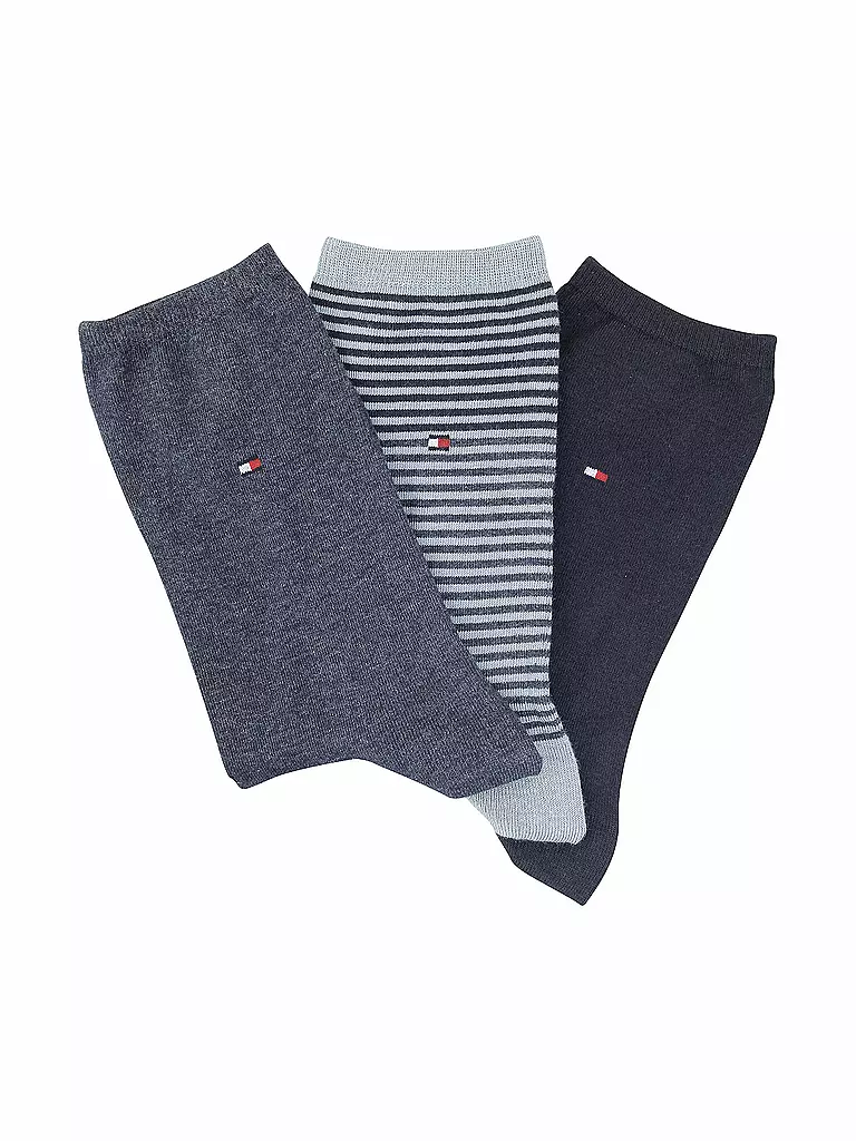 TOMMY HILFIGER | Damen Socken 3er Pkg | blau