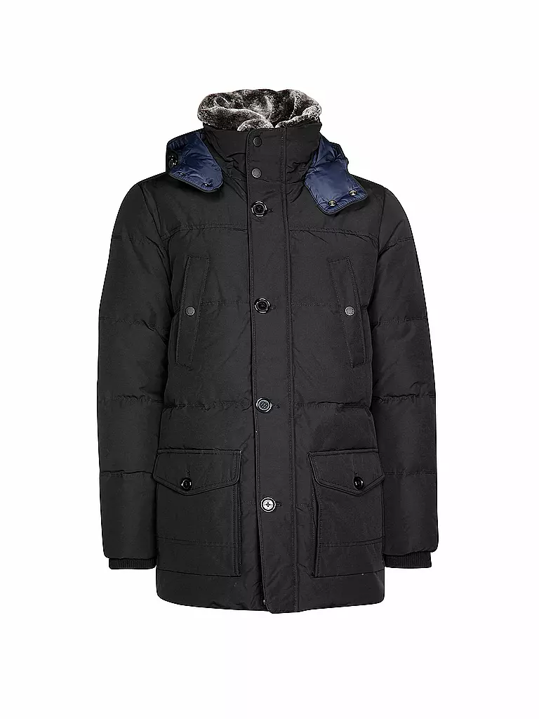 TOMMY HILFIGER | Daunen-Parka "Stewart" | schwarz