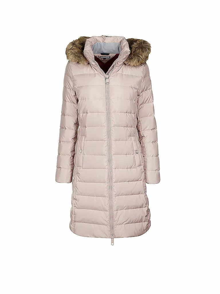 TOMMY HILFIGER | Daunen-Steppmantel "Tyra" | rosa