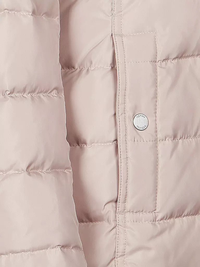 TOMMY HILFIGER | Daunen-Steppmantel "Tyra" | rosa