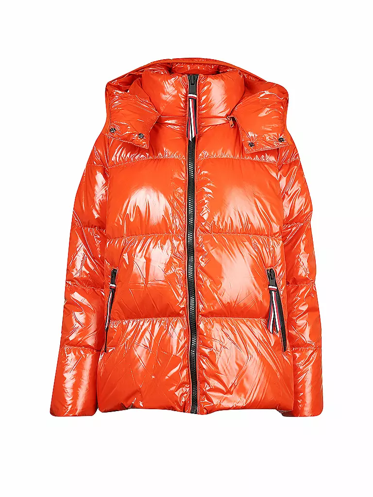 TOMMY HILFIGER | Daunenjacke "Glossy" | orange