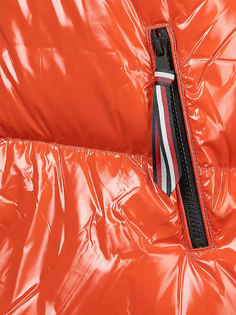 TOMMY HILFIGER | Daunenjacke "Glossy" | orange