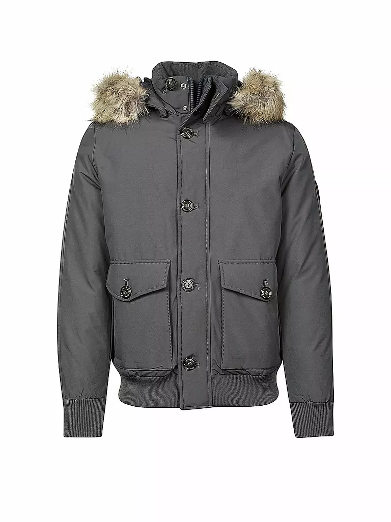 TOMMY HILFIGER | Daunenjacke "Hampton" | grau