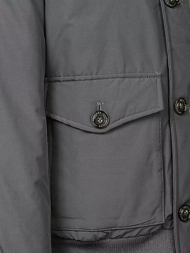 TOMMY HILFIGER | Daunenjacke "Hampton" | grau