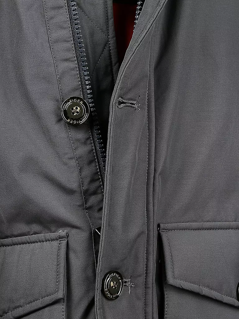 TOMMY HILFIGER | Daunenjacke "Hampton" | grau