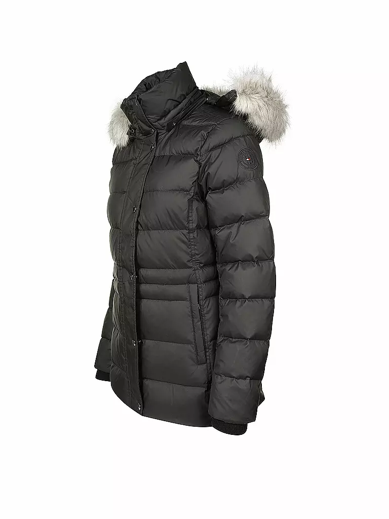 TOMMY HILFIGER | Daunenjacke Essential Tyra | schwarz