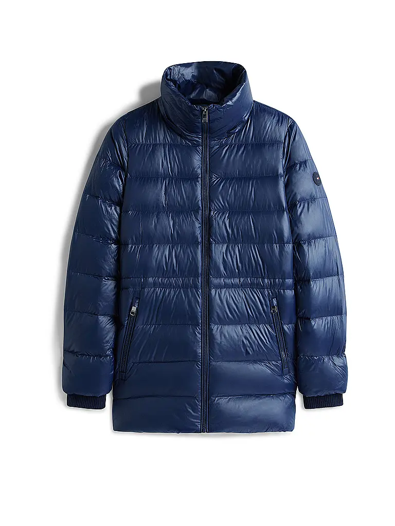 TOMMY HILFIGER | Daunensteppmantel | dunkelblau