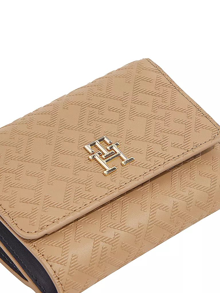 TOMMY HILFIGER | Geldbörse TH DISTINCT TRIFOLD | beige