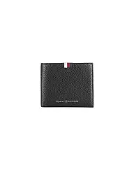 TOMMY HILFIGER | Geldbörse TH PREM LEA Mini | schwarz