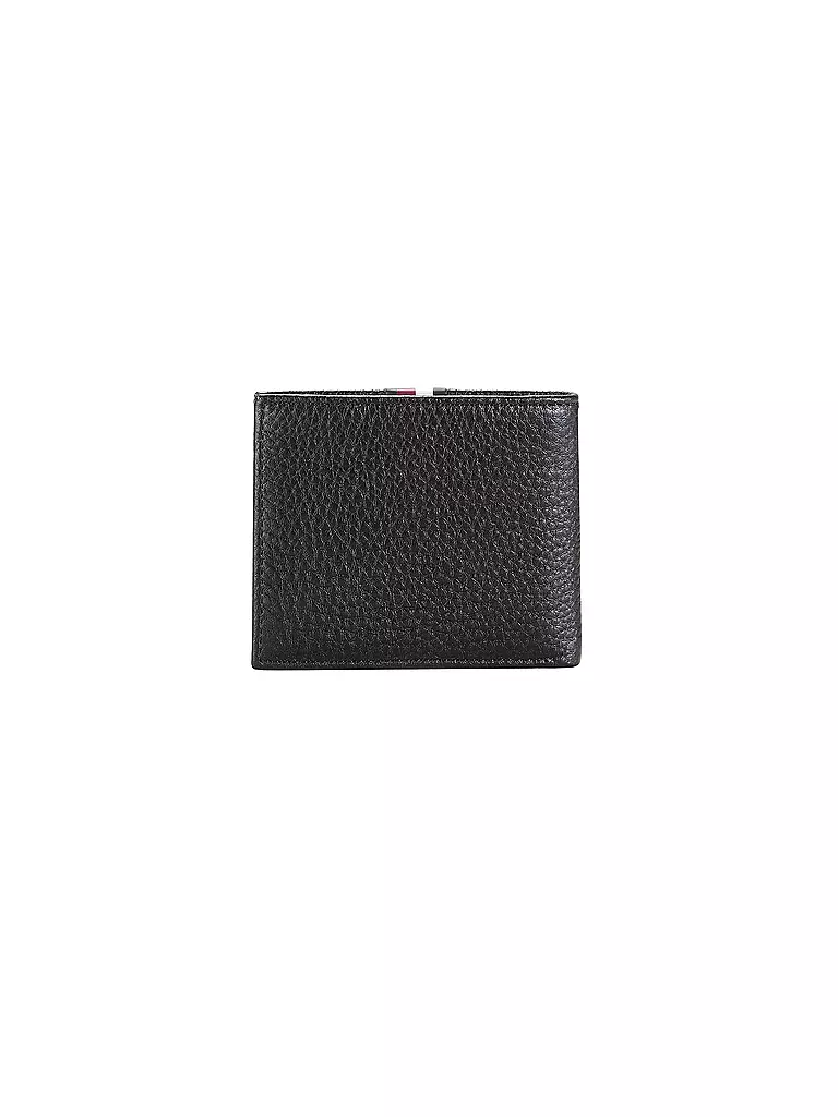 TOMMY HILFIGER | Geldbörse TH PREM LEA Mini | schwarz