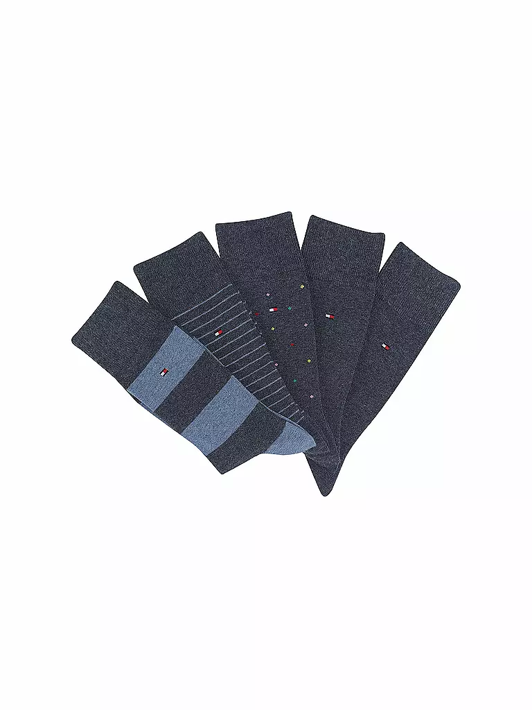 TOMMY HILFIGER | Geschenkbox Socken 5-er Pkg. jeansblue | blau