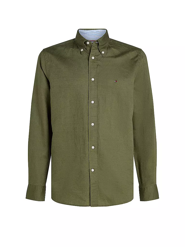 TOMMY HILFIGER | Hemd  | olive