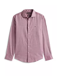TOMMY HILFIGER | Hemd Regular Fit  | Dunkelrot