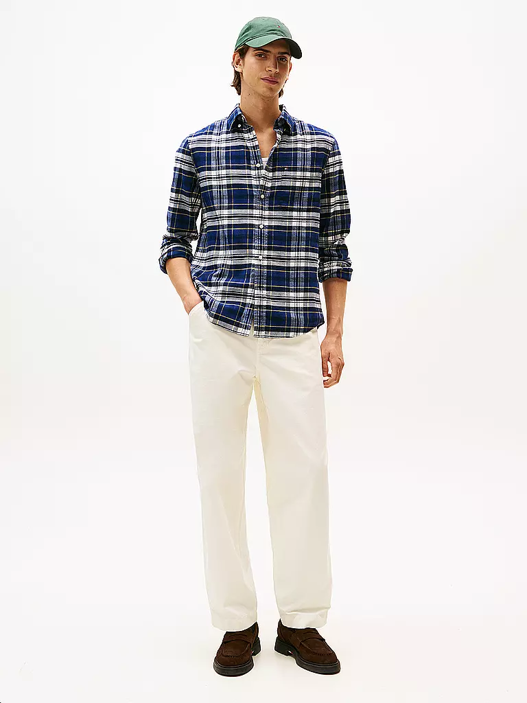 TOMMY HILFIGER | Hemd Regular Fit  | blau