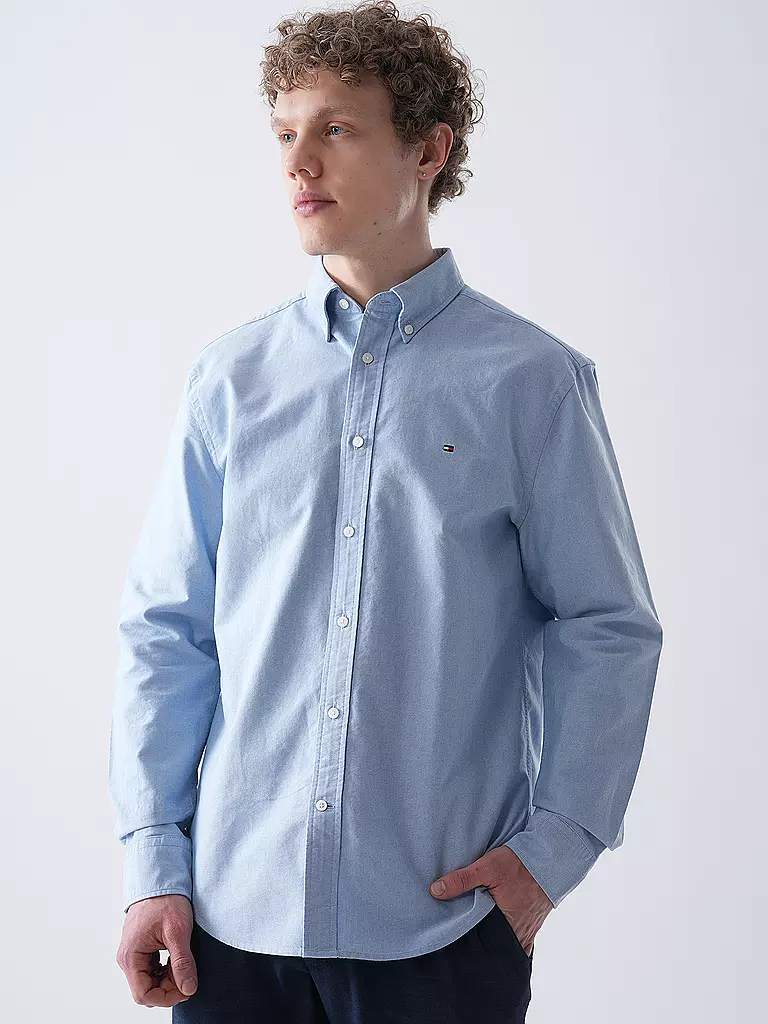 TOMMY HILFIGER | Hemd Regular Fit  | hellblau