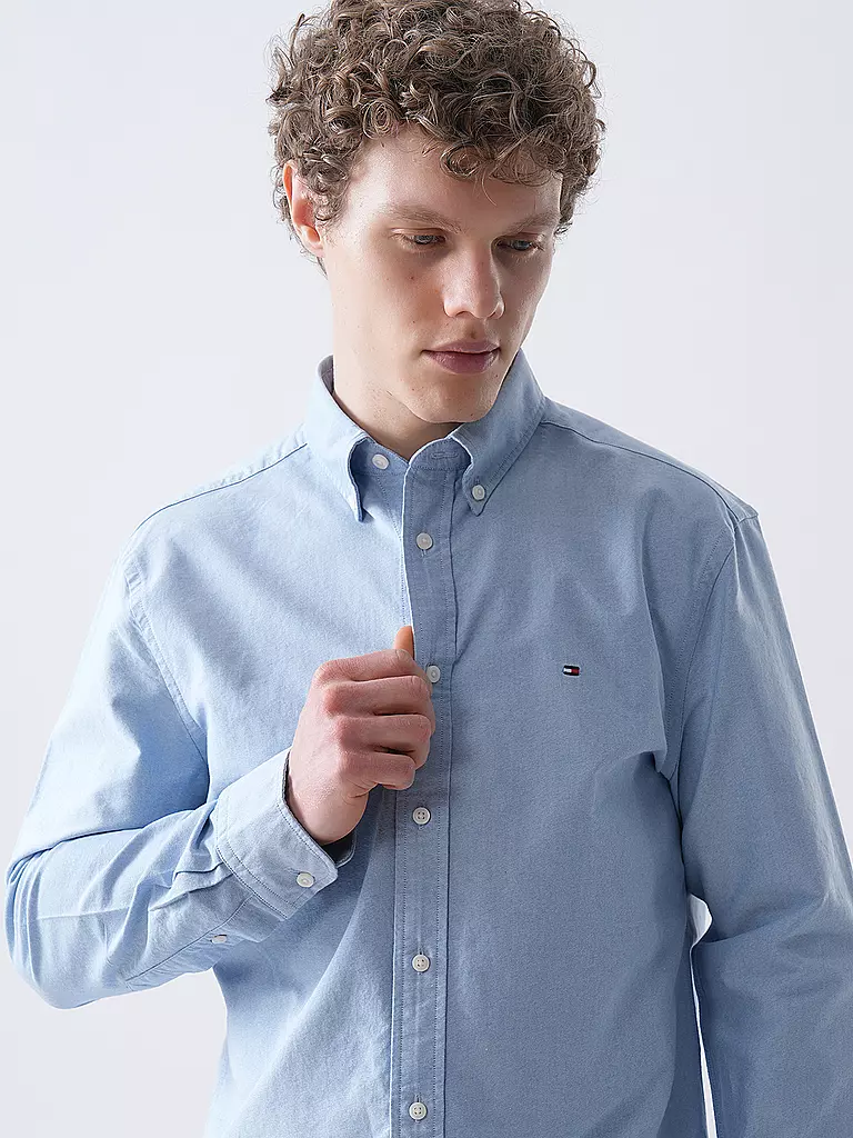 TOMMY HILFIGER | Hemd Regular Fit  | hellblau