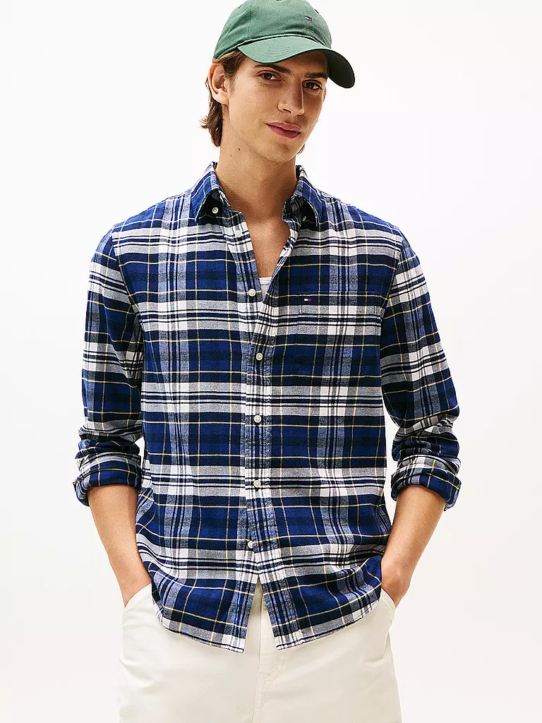 TOMMY HILFIGER | Hemd Regular Fit  | blau