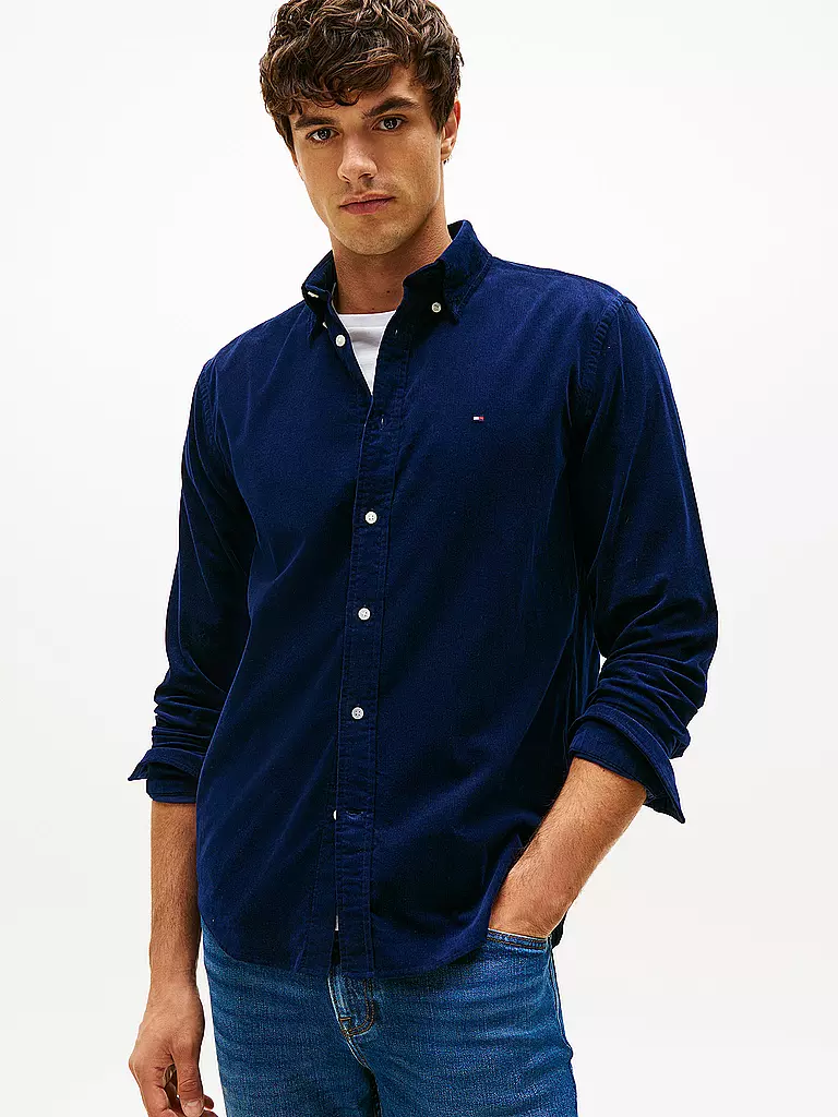 TOMMY HILFIGER | Hemd Regular Fit  | blau