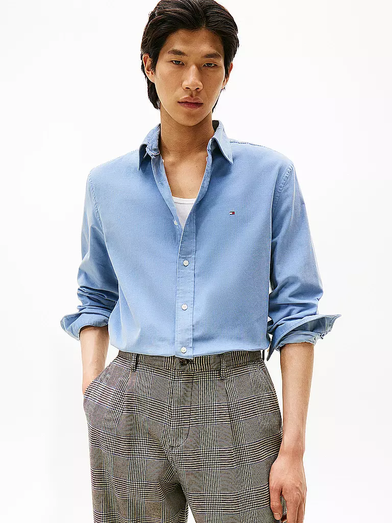 TOMMY HILFIGER | Hemd Regular Fit  | blau
