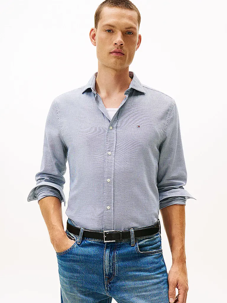 TOMMY HILFIGER | Hemd Regular Fit  | blau