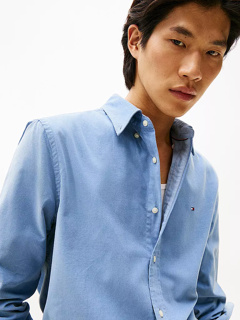 TOMMY HILFIGER | Hemd Regular Fit  | blau