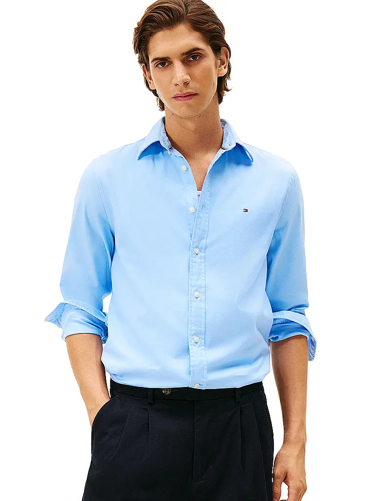 TOMMY HILFIGER | Hemd Regular Fit  | hellblau